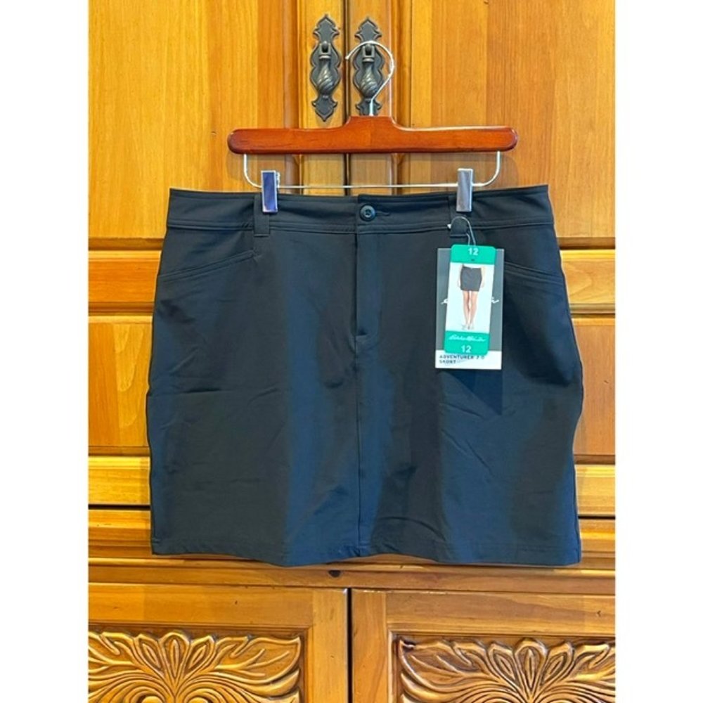 Eddie Bauer Adventurer 2.0 Skort - Black - Size 12